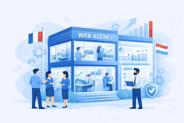 Notre agence web accompagne les entreprises en France et au Luxembourg dans leur stratégie digitale, la création de sites web et la performance en ligne.